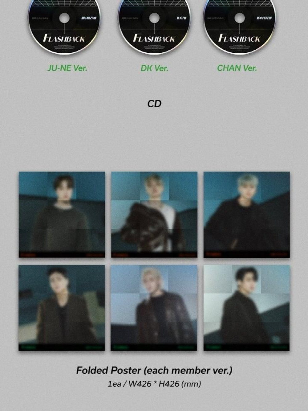 Альбом iKON - FLASHBACK 4th Mini Album DIGIPACK RANDOM Version