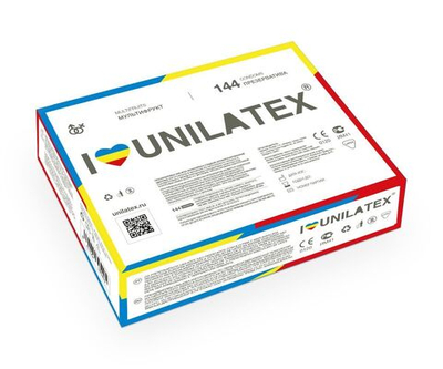 Разноцветные ароматизированные презервативы Unilatex Multifruits - 144 шт.