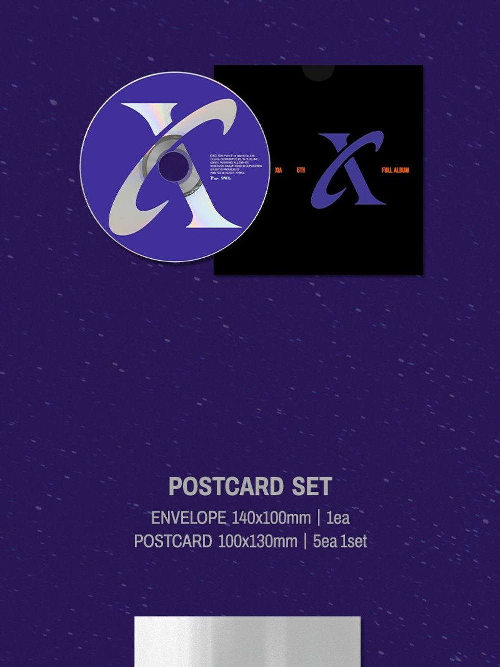 Альбом XIA (KIM JUN SU) - GRAVITY 5th Full Album SOLAR (LIMITED) Version