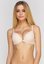 Пуш-ап бюстгальтер Amy (Размер: 34C) (Цвет: пудровый)