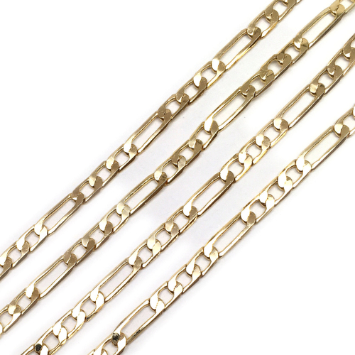 Цепочка паяная 6х3х10х3 мм (50 см), позолота