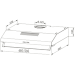 Встраиваемая вытяжка Oasis серии PROMO UP-50S