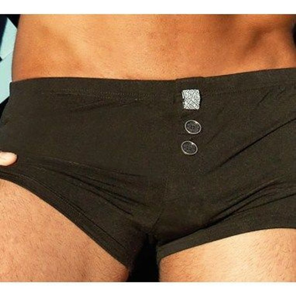 Мужские трусы-шорты чёрные Aussiebum Freedom Shorts Black