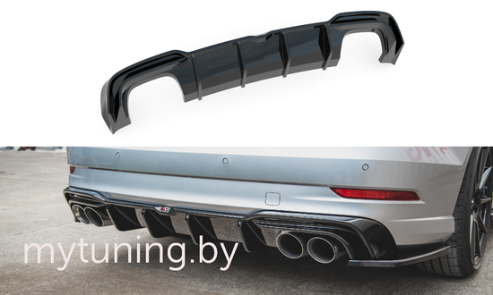 Диффузор бампера заднего для AUDI S3 8V (16-20)