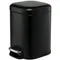 Ведро мусорное с педалью, графит, 6 л