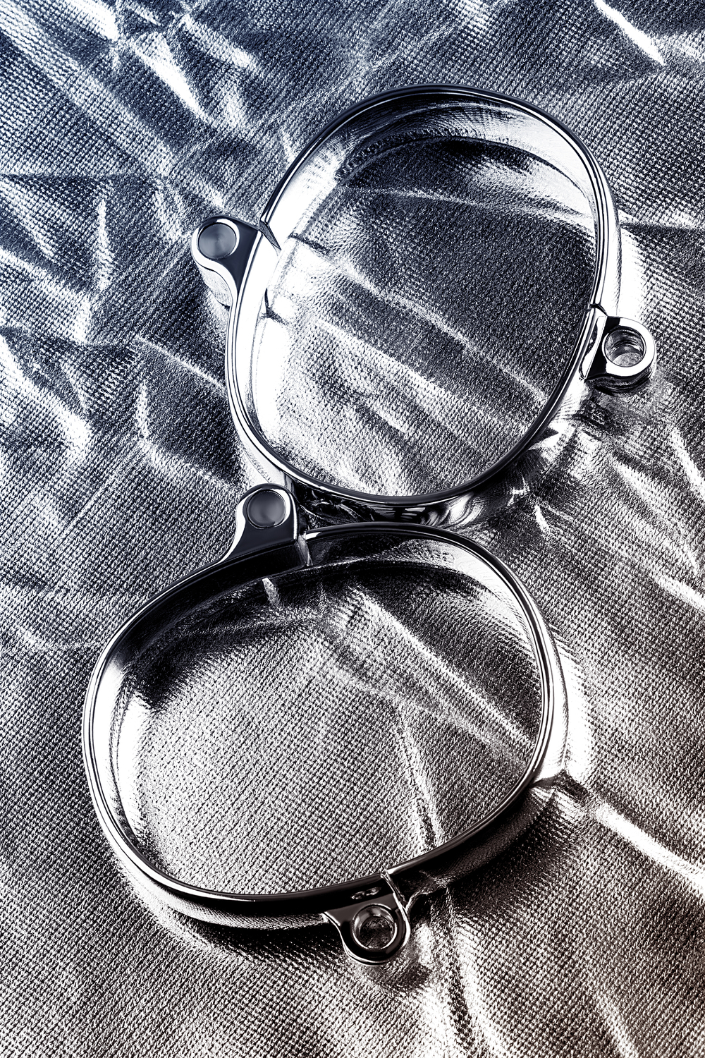 Наручники Toyfa Metal серебристые 11 см