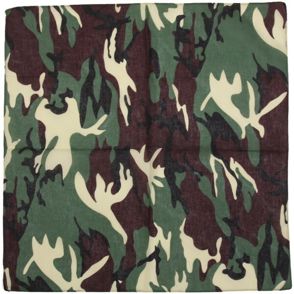 Бандана «TURIST», цвет зеленый, 55*55см (в индивид. пакете)