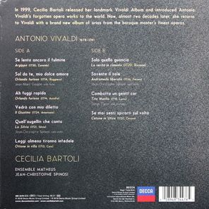 Cecilia Bartoli, Ensemble Matheus, Jean-Christophe Spinosi / Antonio Vivaldi (LP)