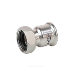 Муфта сталь нерж AISI 316L Дн 18х1/2" Ру16 пресс/нак/гайка Inoxpres RM 183018012