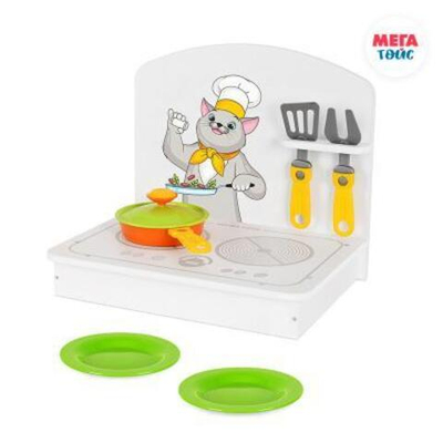 Кухня мини белая 6 предм. (Манюня)