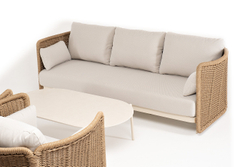 "Аликанте" лаунж-зона из искусственного ротанга, цвет соломенный