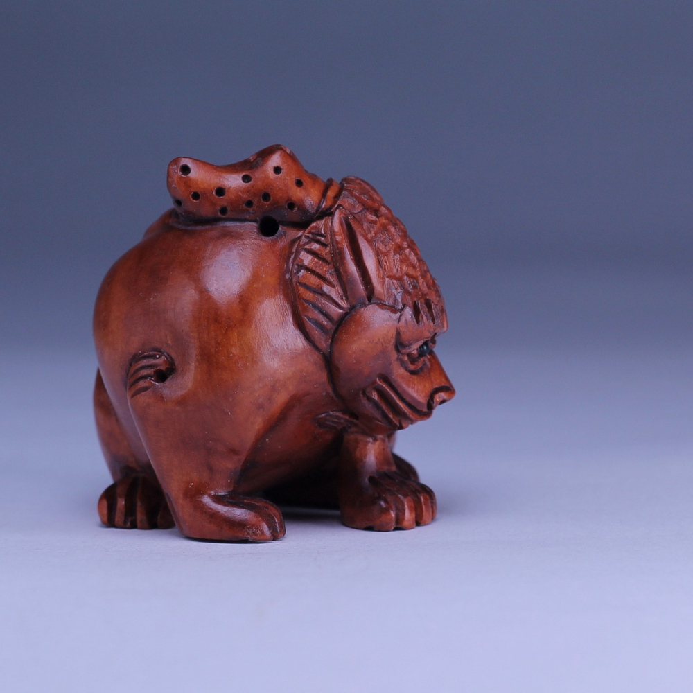 Нэцкэ Дракон круглый