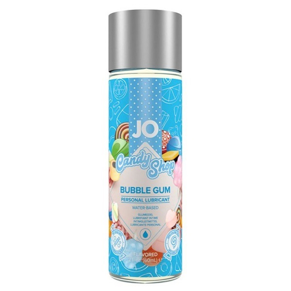 Смазка на водной основе с ароматом жвачки System JO Candy Shop Bubblegum 60мл