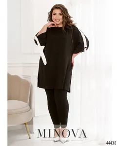 Костюм 185-черно-белый Minova