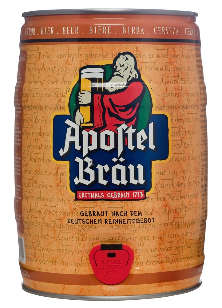 Пиво Апостал Брау / Apostel Brau Pils 5л