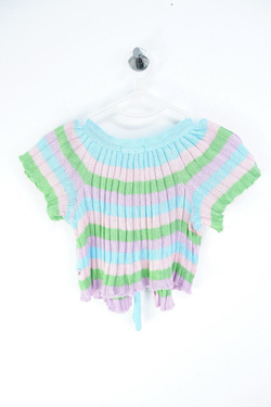 Футболка Marusya хлопковая вязаная на 8-9 лет