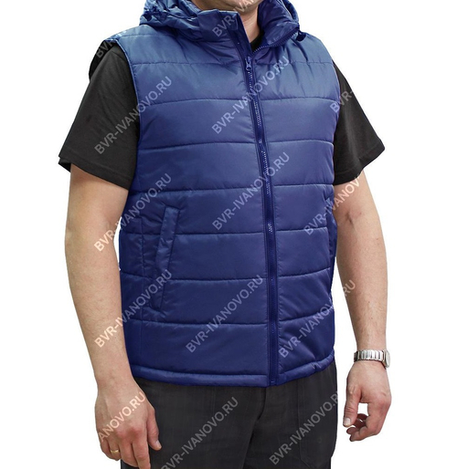 Жилет утепленный Сталкер (дюспа, синий)