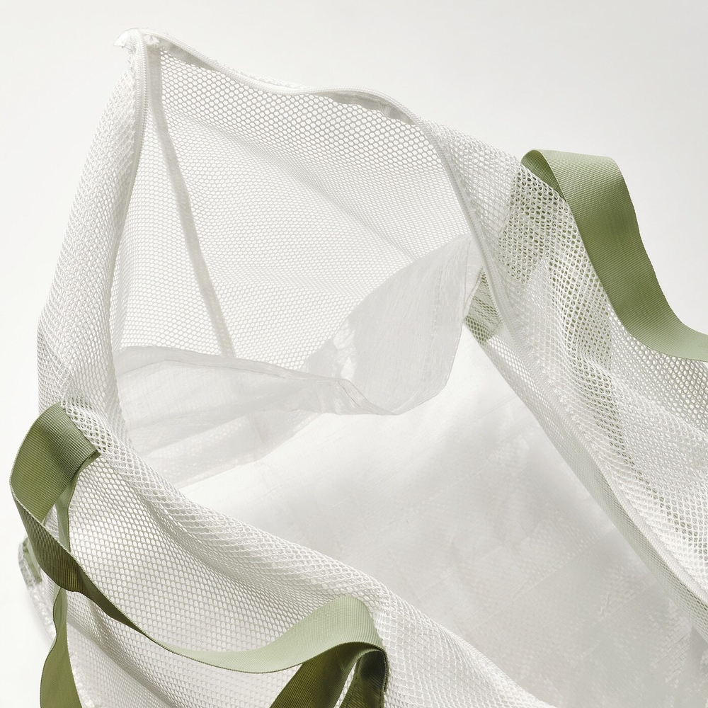 Сумка IKEA DAJLIEN (ДАЙЛИН), Полиэстер, Белый, 50x36x39 см, 40 л