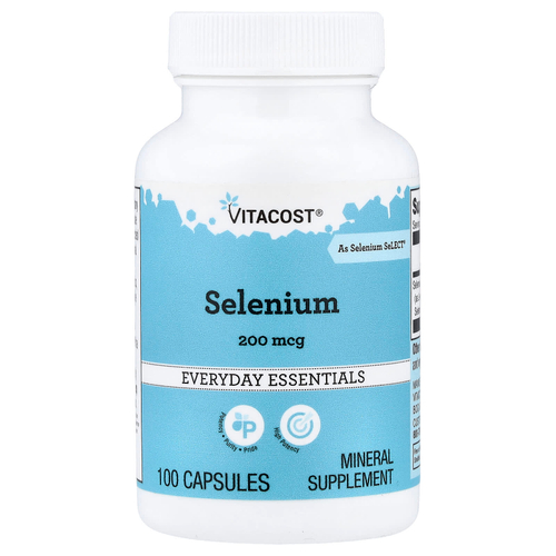 Vitacost, селен SeLECT®, 200 мкг, 100 капсул