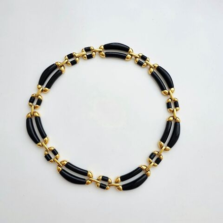 Колье Nina Ricci в чёрном люците