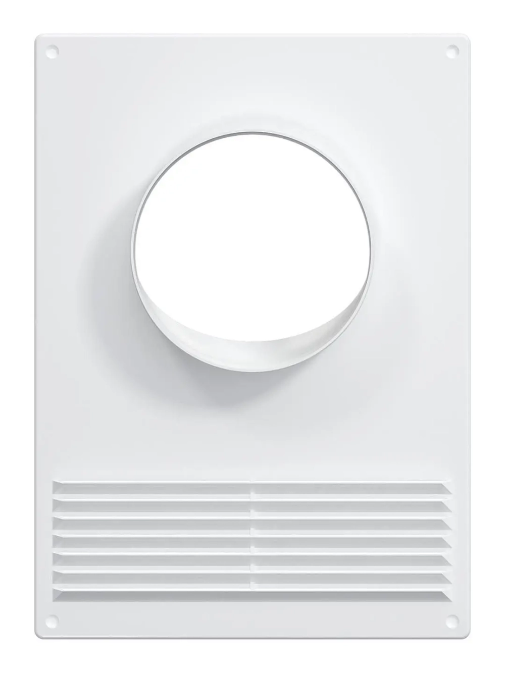 Площадка торцевая ПТПР фланец D100 решетка 180х250 пластик ERA