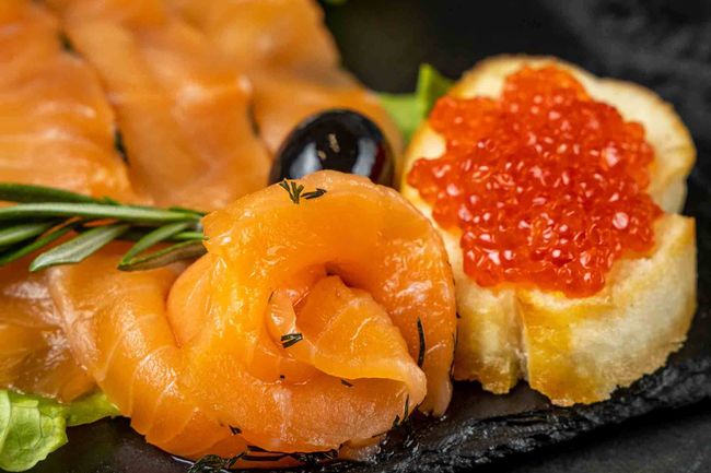 Нарезка из семги