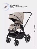 Коляска детская RANT "MOSS" RA323 Coffee