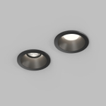 Встраиваемый влагозащищённый светильник COVE, IP44, до 15 Вт LED, GU10, алюминий, чёрный