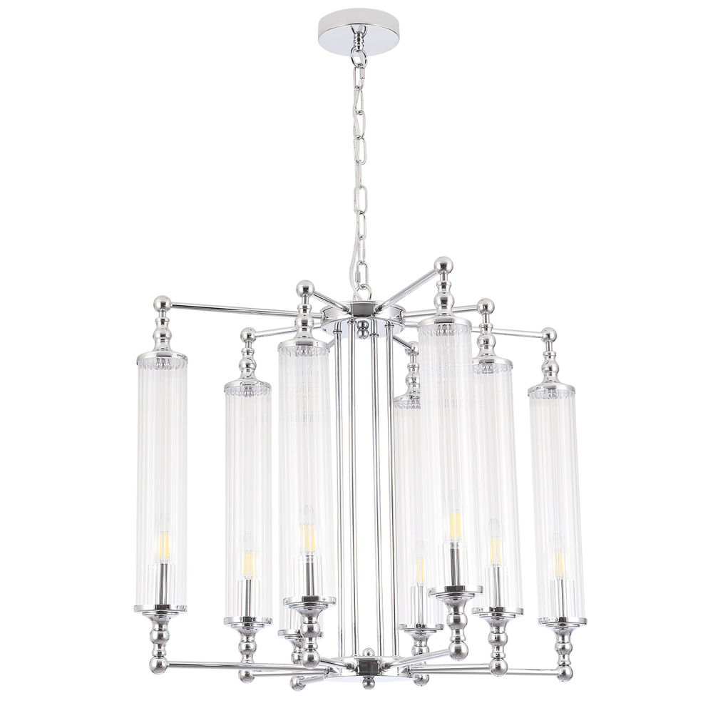 Люстра Crystal Lux TOMAS SP8 D650 CHROME