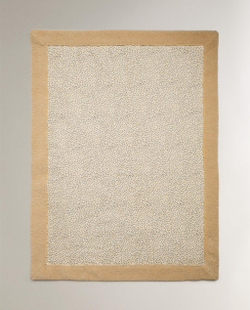 Zara Home плед из хлопка, синий, 90x120 см