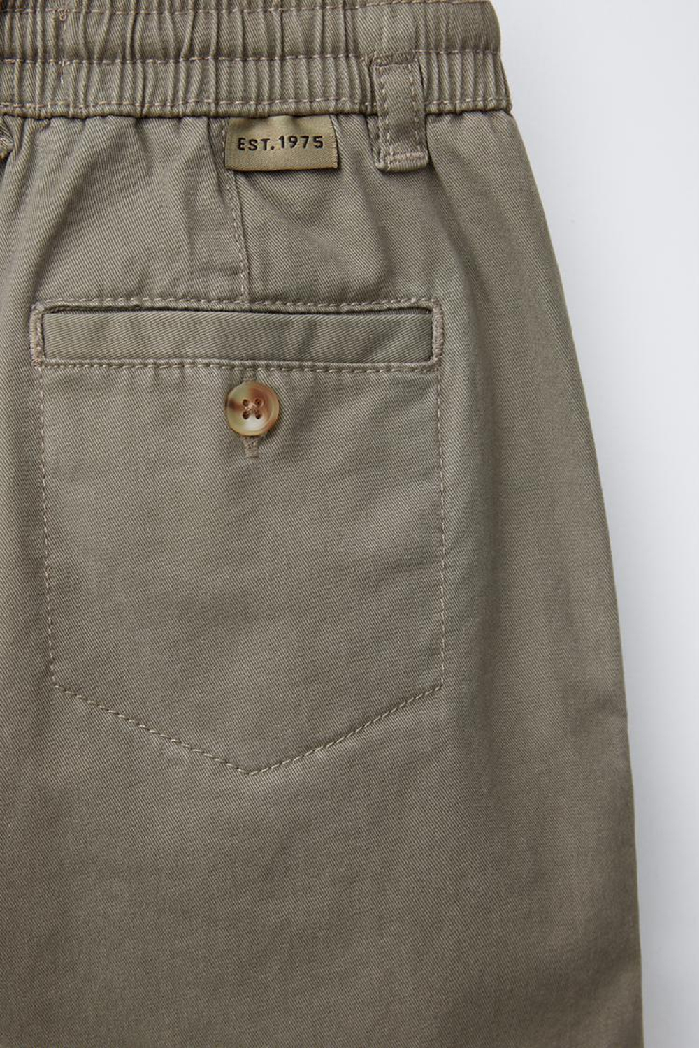 ZARA ШОРТЫ В СТИЛЕ ЧИНОС, ХАКИ