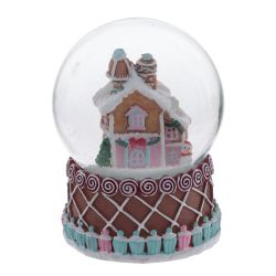 GAEM Фигурка декор в стекл шаре "Пряник", D 6,5 см, L6 W6 H9 см, 2в.