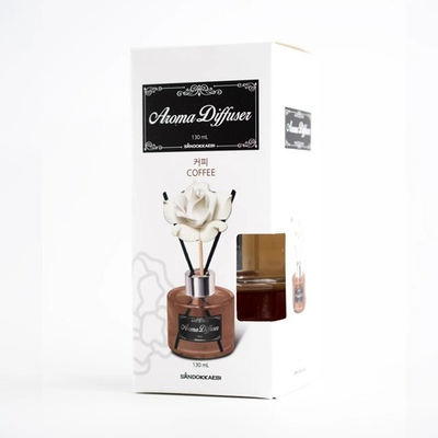 Жидкий аромадиффузор с декоративными аромапалочками SANDOKKAEBI Кофе 130 мл