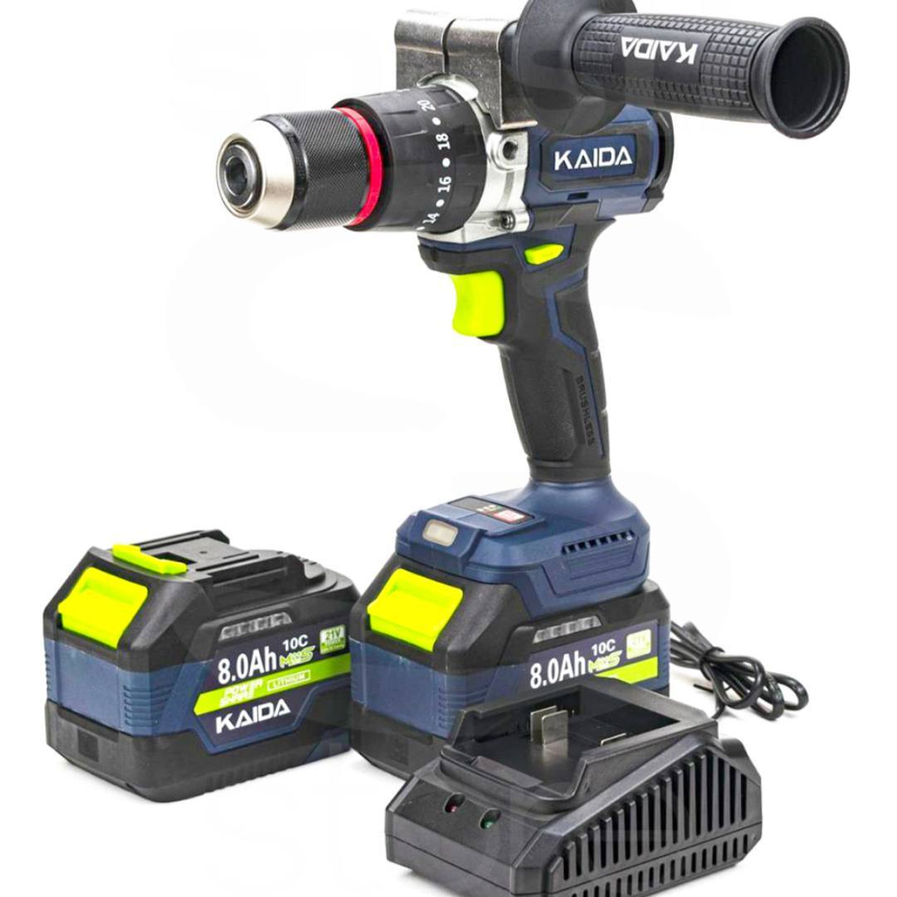 Шуруповерт Kaida BID-2 21V 8Ah 130N.m +2 аккумулятора