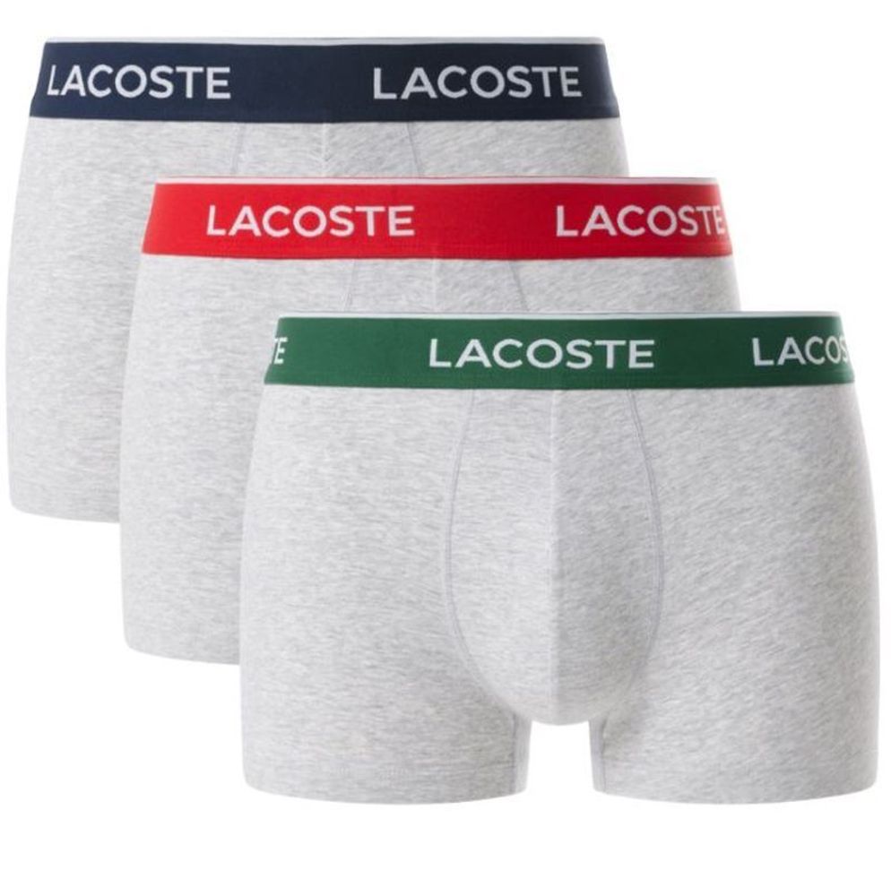 Мужские спортивные боксеры Lacoste Stretch Cotton Trunks 3P