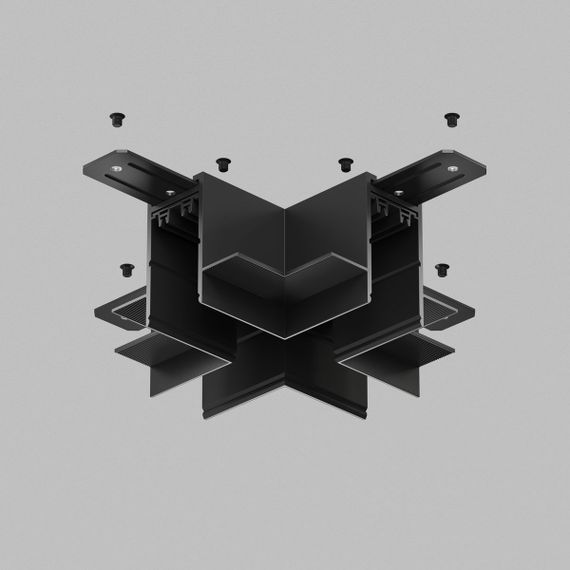 Коннектор X-образный Denkirs Smart Hide TR2114-BK