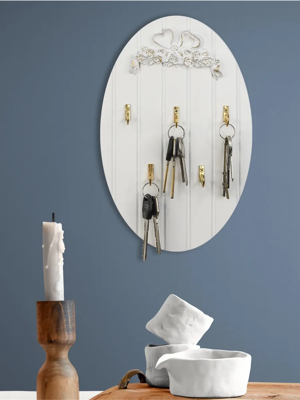 Ключница настенная с крючками