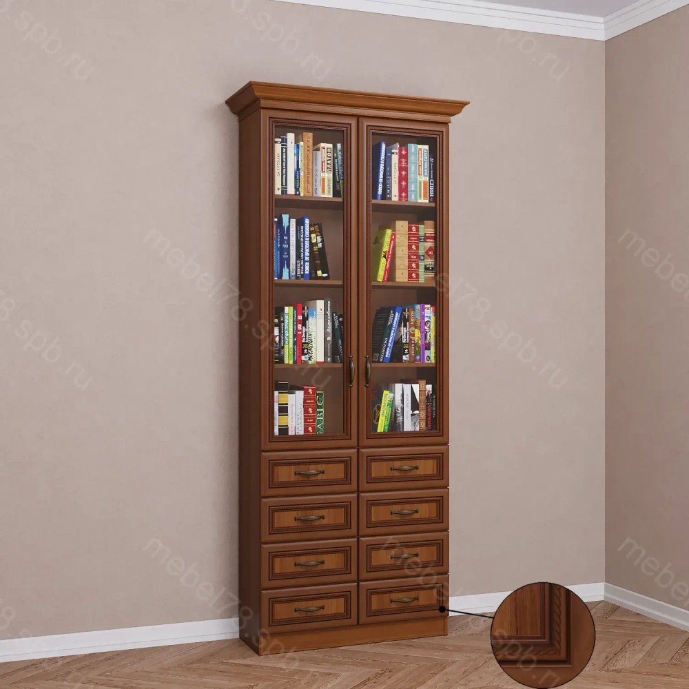 Шкаф книжный 2/6