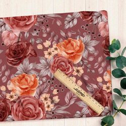 Ткань оксфорд 210 однотонные розы