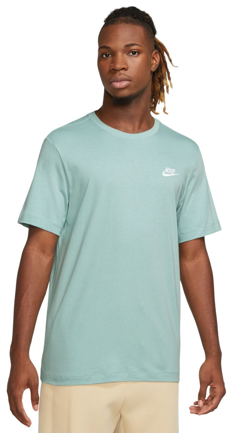 Мужская теннисная футболка Nike Sportswear Club T-Shirt - mineral