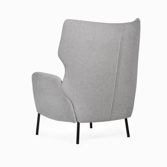 Кресло Alexa, серый велюр