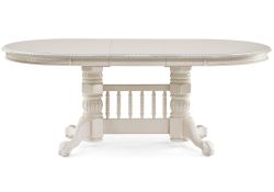 Деревянный стол Кантри 160(200-240)х107х78 слоновая кость