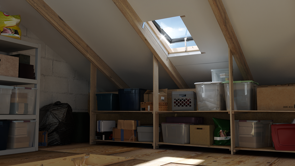 Люк для холодной кровли Rooflite с окладом FE B400 45х73