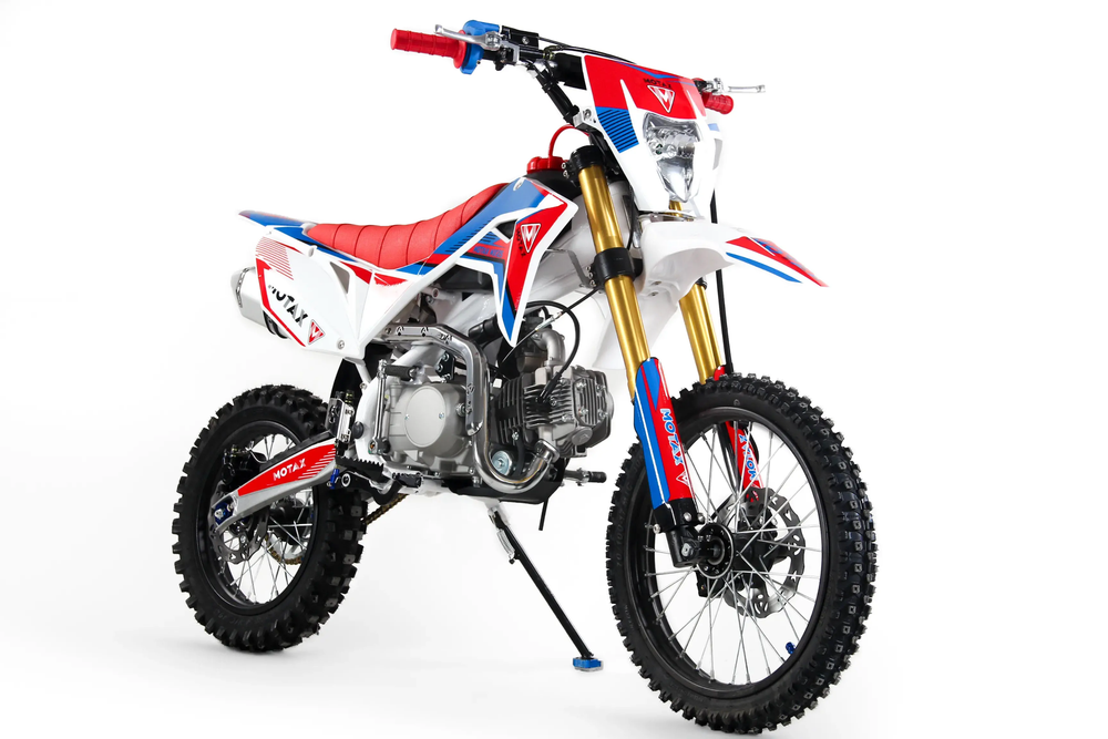 Питбайк MOTAX MX 125 (17/14) белый-белый-красный