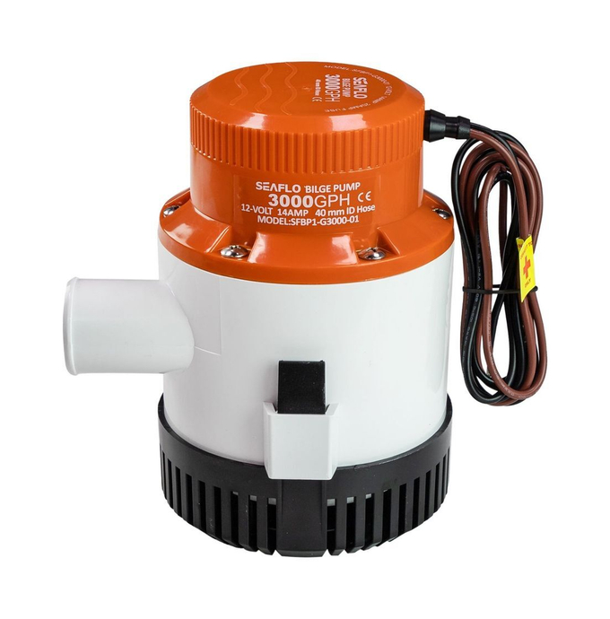 Помпа осушительная 12 В, 3000GPH (11355 л/час), SeaFlo