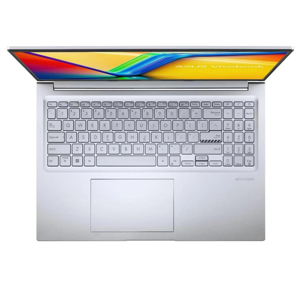 Ноутбук ASUS VivoBook 16 OLED, X1605V, Cool Silver (16" OLED, Intel Core i5-13420H, 16GB, 512GB SSD, Intel UHD Graphics, noOS) 90NB10N2-M02KS0