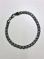 Ювелирный браслет серебряный с фианитами