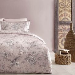 Постельное белье жатый шелк ALESSA пудра TIVOLYO HOME Турция