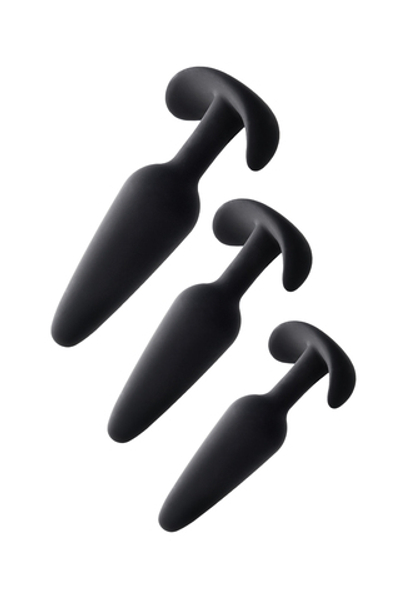 Набор анальных втулок Eridani черный №3