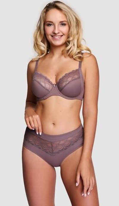 Классические трусики-слипы из эластичного полотна (Размер: 46) (Цвет: кофейный)